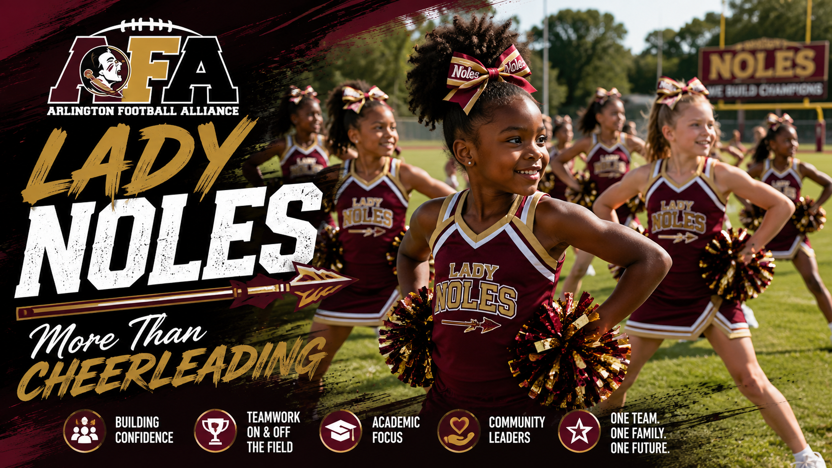 Lady Noles cheer practice
