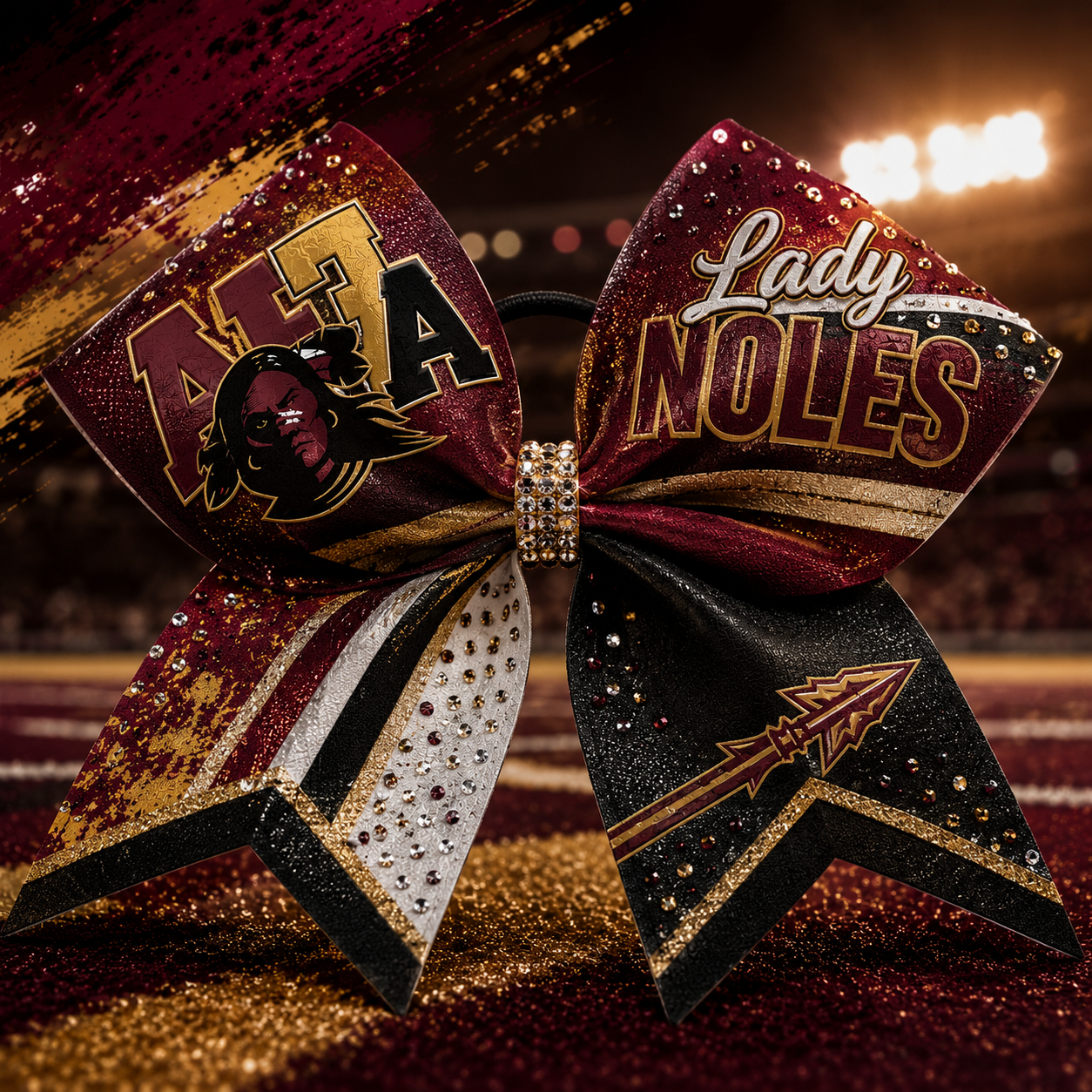 Lady Noles Cheer Bow