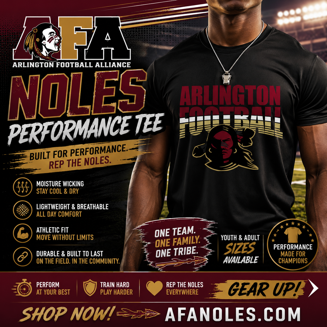 AFA Noles Performance Tee